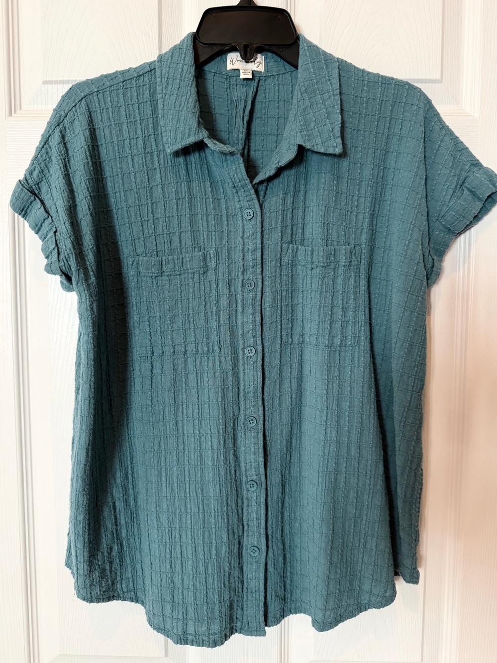 Green Gauze Top